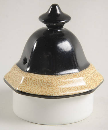 Nanette Black Lid for Teapot