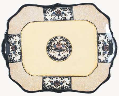 Nanette Yellow Rectangular Tray