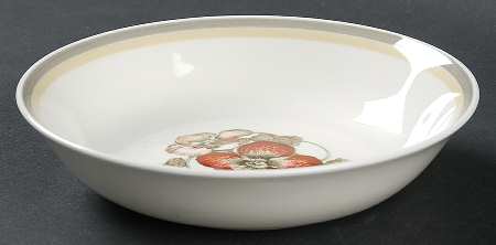 Nasturium (Bone) Fruit/Dessert (Sauce) Bowl