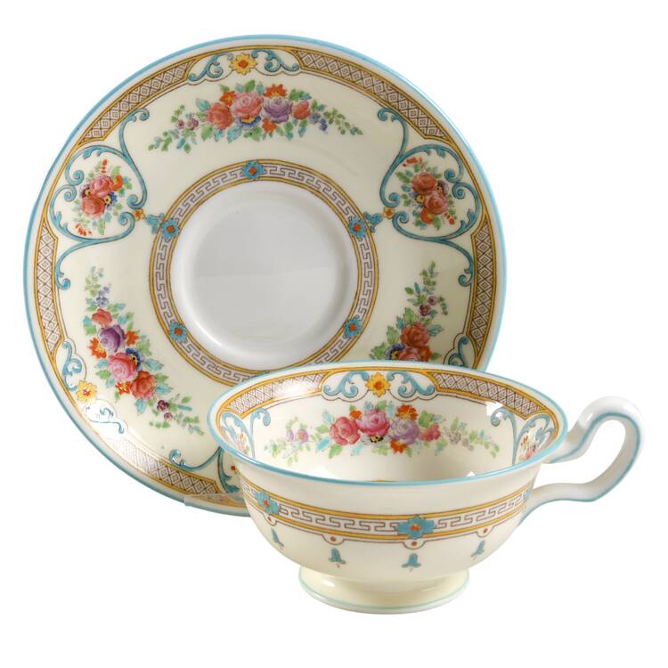 Newlyn Footed Cup & Saucer Set
