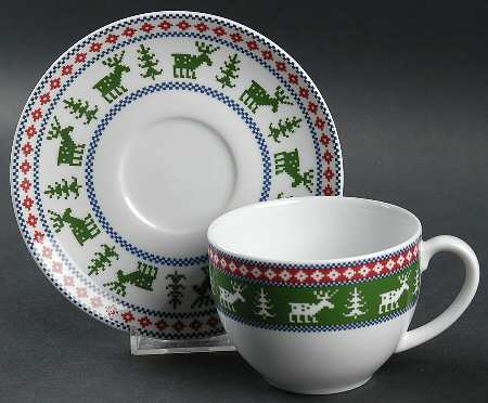 Nordica Flat Cup & Saucer Set