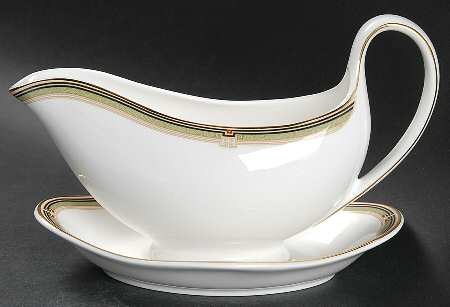 Oberon Gravy Boat & Underplate