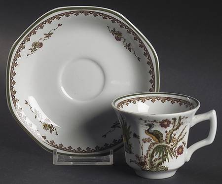 Old Chelsea Flat Demitasse Cup & Saucer Set