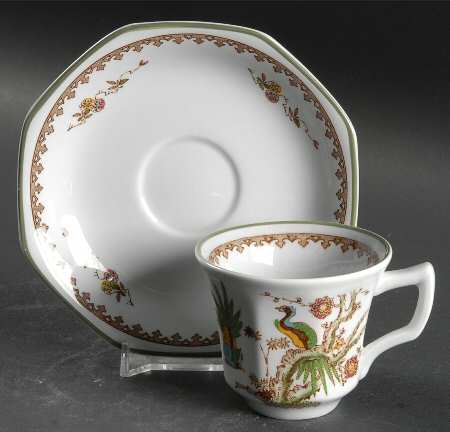 Old Chelsea Flat Demitasse Cup & Saucer Set