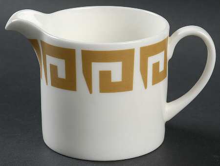 Old Gold Keystone Creamer