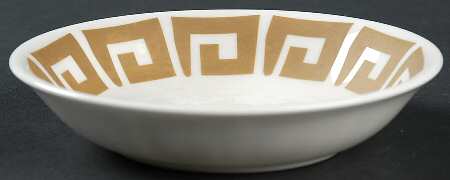 Old Gold Keystone Fruit/Dessert (Sauce) Bowl