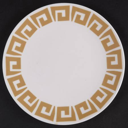 Old Gold Keystone Salad Plate