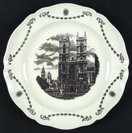 Old London Views (Queens) Dinner Plate