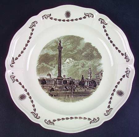 Old London Views (Queens) Dinner Plate