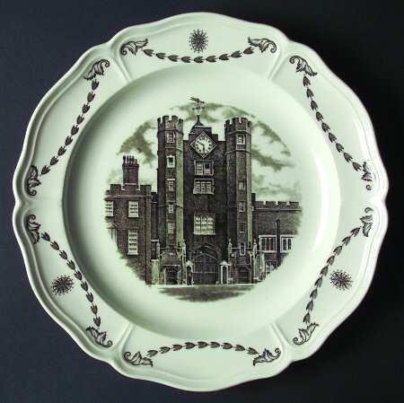 Old London Views (Queens) Dinner Plate