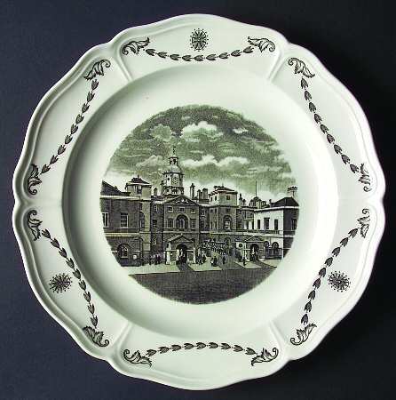 Old London Views (Queens) Dinner Plate