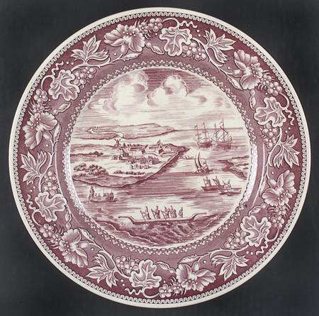 Old New York Mulberry Dinner Plate