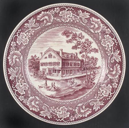 Old New York Mulberry Dinner Plate