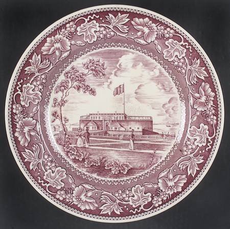 Old New York Mulberry Dinner Plate