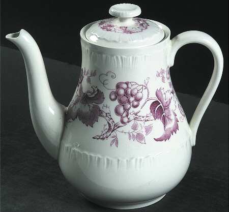 Old Vine Crimson Coffee Pot & Lid