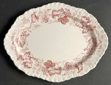 Old Vine Crimson 11" Oval Serving Platter