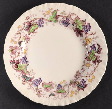Old Vine Purple Multicolor Bread & Butter Plate