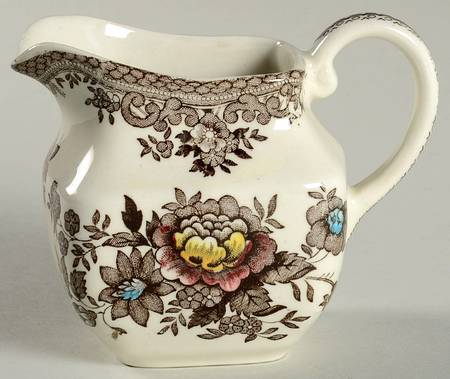 Oriental Pheasant Brown Multicolor Mini Creamer