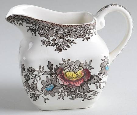 Oriental Pheasant Brown Multicolor Creamer