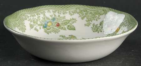 Oriental Pheasant Green Fruit/Dessert (Sauce) Bowl