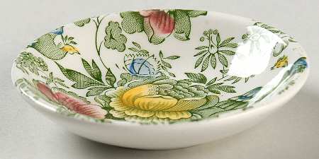 Oriental Pheasant Green Butter Pat