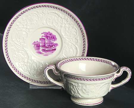 Paignton Footed Bouillon Cup & Saucer
