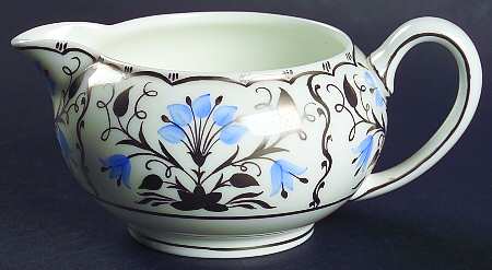 Papyrus Blue and Silver 146 Shape Creamer