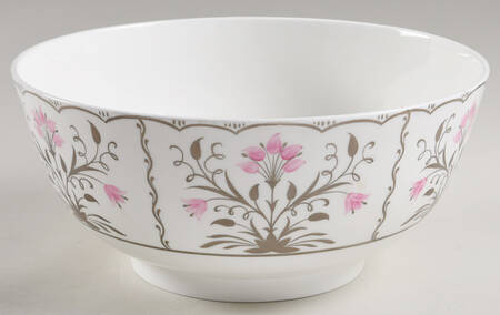 Papyrus Pink 9" Round Vegetable Bowl