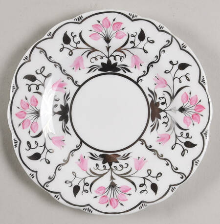 Papyrus Pink Bread & Butter Plate