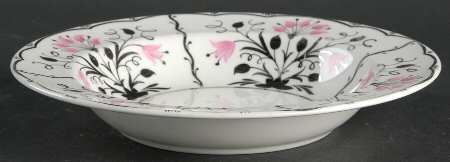 Papyrus Pink Rim Soup Bowl