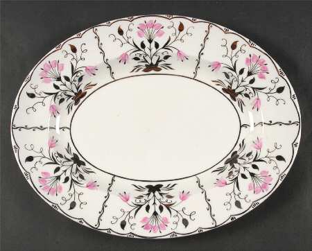Papyrus Pink 13" Oval Serving Platter