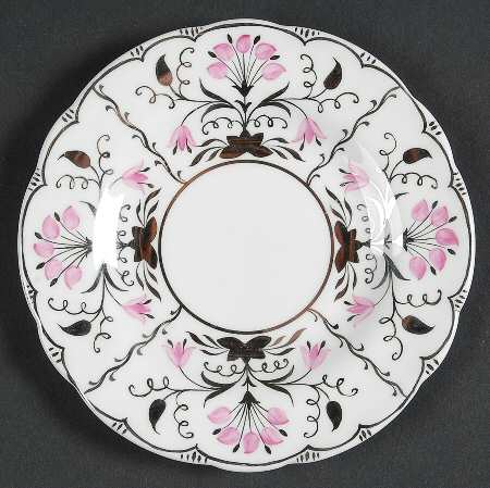 Papyrus Pink Bread & Butter Plate