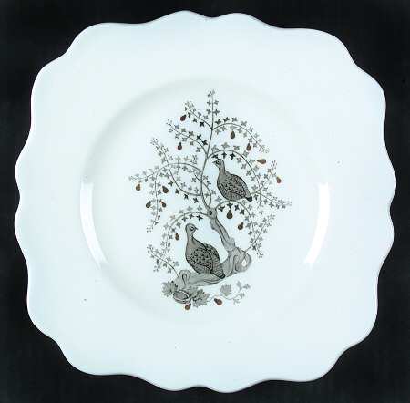 Partridge In A Pear Tree Square Salad Plate