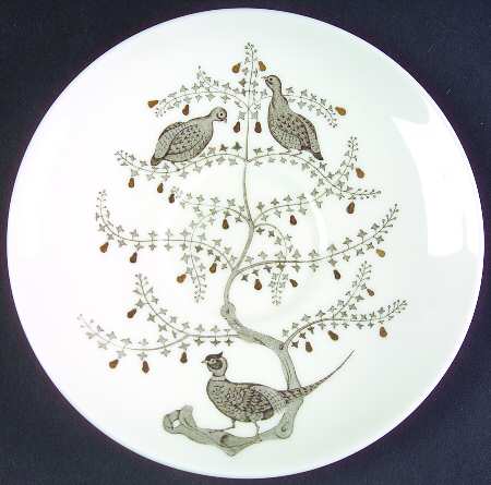 Partridge In A Pear Tree Saucer for Flat Cup