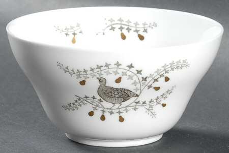 Partridge In A Pear Tree Open Sugar Bowl