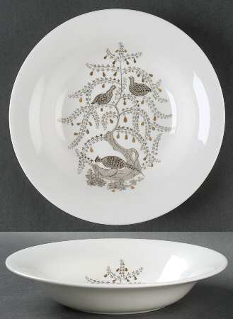 Partridge In A Pear Tree Coupe Soup Bowl