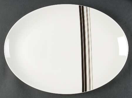 Parallels 15" Oval Serving Platter