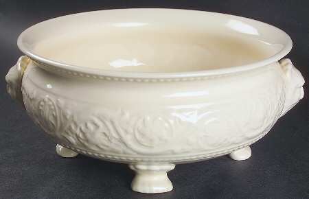 Patrician (Old, 1927-1986) 8" Face Embossed 4 Toed Centerpiece
