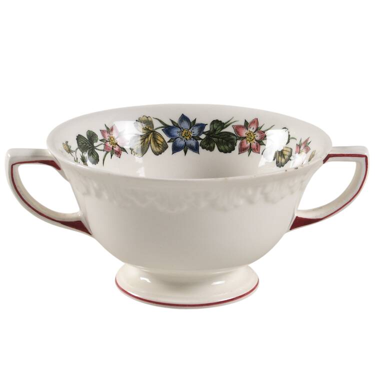 Pembroke Footed Cream Soup Bowl