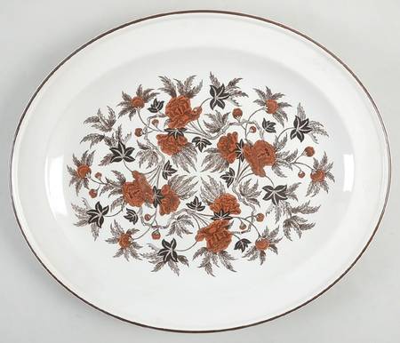 Peony (Oven To Table) 11" Oval Serving Platter