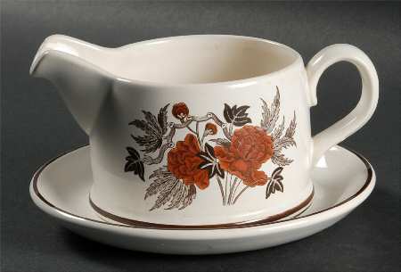 Peony (Oven To Table) Gravy Boat & Underplate