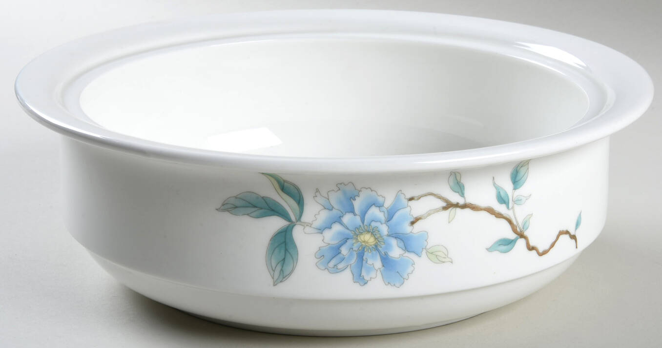 Peony (Bone) Round Vegetable No Lid
