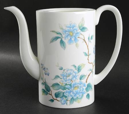 Peony (Bone) Coffee Pot No Lid