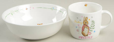 Peter Rabbit (2 Pc) Girl Child's Set (CERM27 & MUGM27)