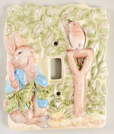 Peter Rabbit Single Light Switch Cover