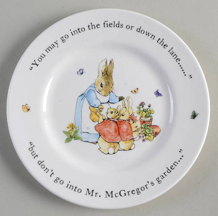 Peter Rabbit Bread & Butter Plate