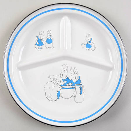 Peter Rabbit Enamel Divided Child's Plate