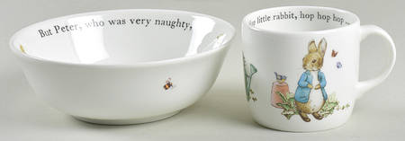 Peter Rabbit (2 Pc) Child's Set (CERM29 & MUG25A)
