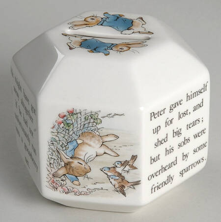 Peter Rabbit Octagonal Money Box