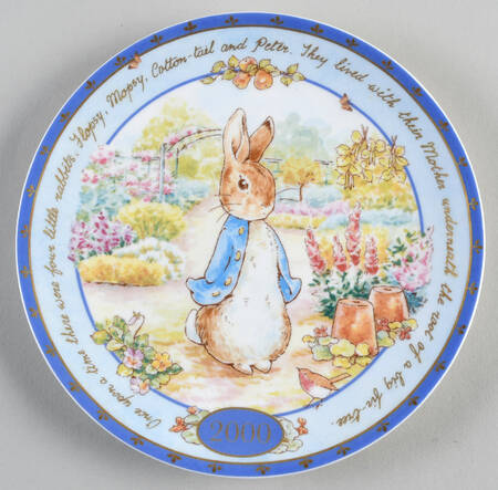 Peter Rabbit 2000 Collector Plate